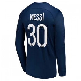 Jalkapallo Pelipaidat/Peliasut Paris Saint-Germain Messi 30 Kotipelipaita 2022-23 Pitkähihainen
